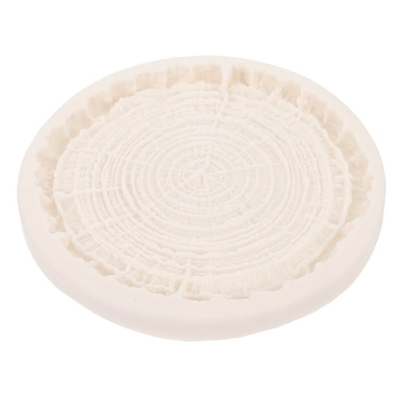PENIKOKO White Silicone Tree Stump Cake Molds for Resin Casting Creative Baking Tool Ideal for Crafts and Decorations 5.5 inches