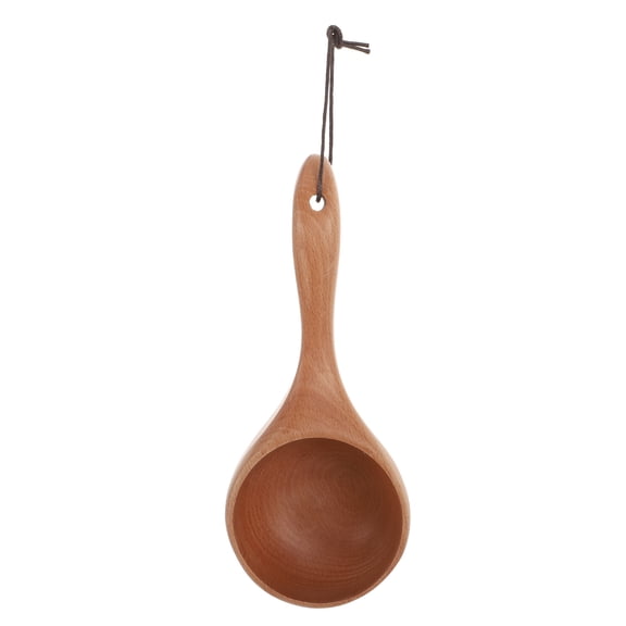 PENIKOKO Yellow Nanmu Wood Condiment Spoon for Home Kitchen Use, and , 1 Pack