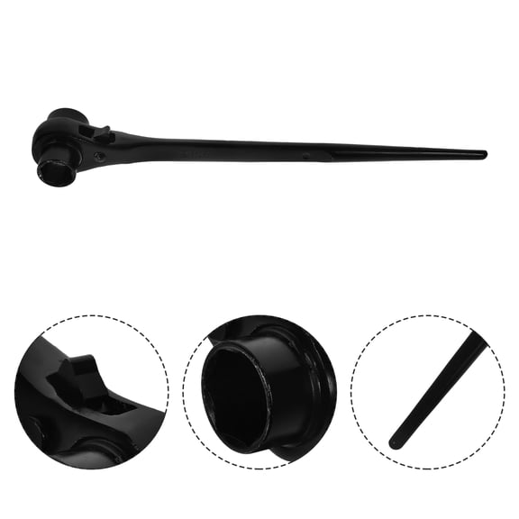PENIKOKO Black Vanadium Steel Wrench Spanner Set Fastener Tool for Enhanced Productivity and Precision Work