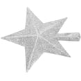 thumbnail image 1 of PENIKOKO White Plastic Star Shaped Christmas Tree Topper Set for Home Office Hotel Holiday Party Decoration, 1 of 8