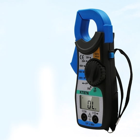 PENIKOKO Clamp Multimeter with LCD Backlit Display, Portable Digital Tester for Electricians and Home Use