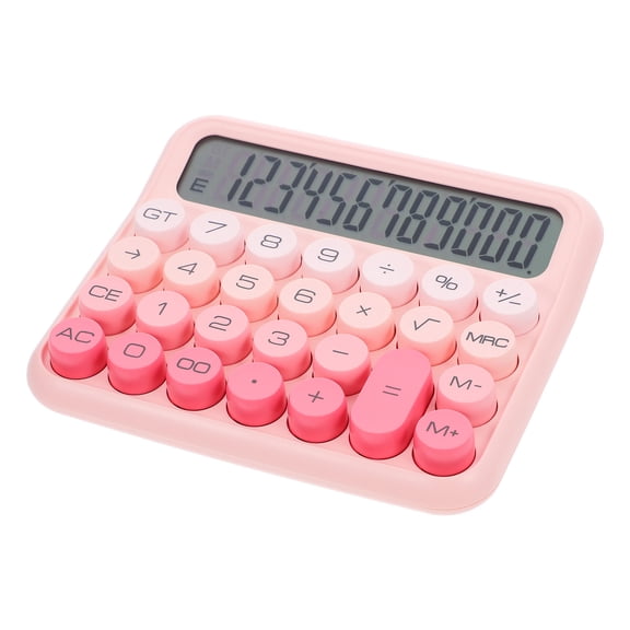 PENIKOKO middle school calculator Calculator ABS Gradient Pink 1Pack