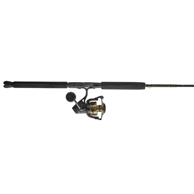 Penn Spinfisher VI Spinning Reel and Fishing Rod Combo, Size: 7', Black
