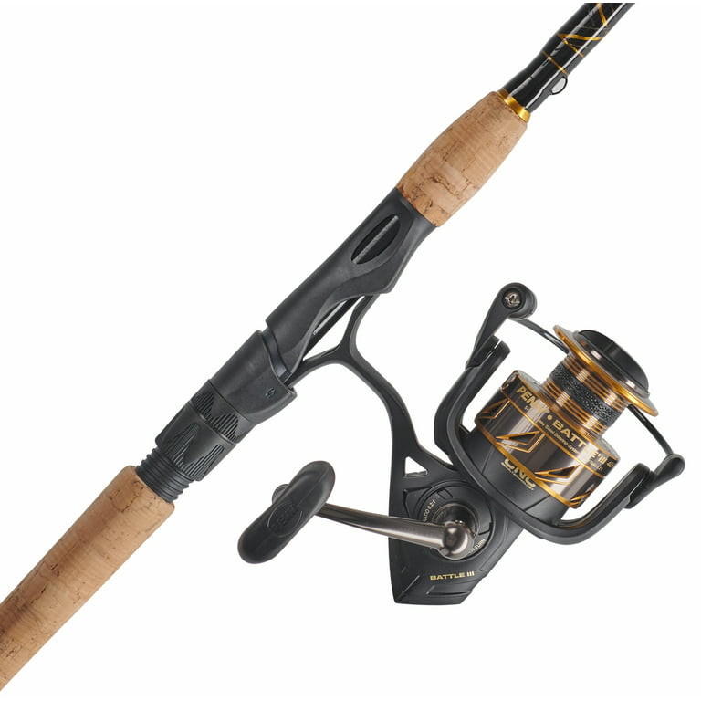 PENN 7’ Battle III Fishing Rod and Reel Spinning Combo