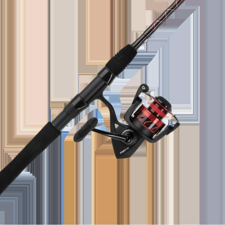 PENN 7 Fierce III Fishing Rod and Reel Spinning Combo, Size 3000 Reel
