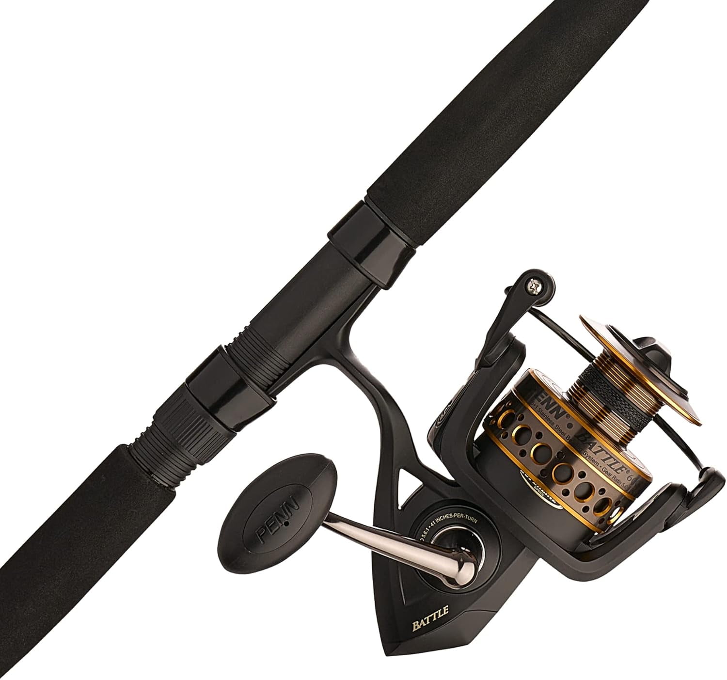 PENN Battle® Spinning Combo Fishing Kit, 9' Medium Heavy, 6000