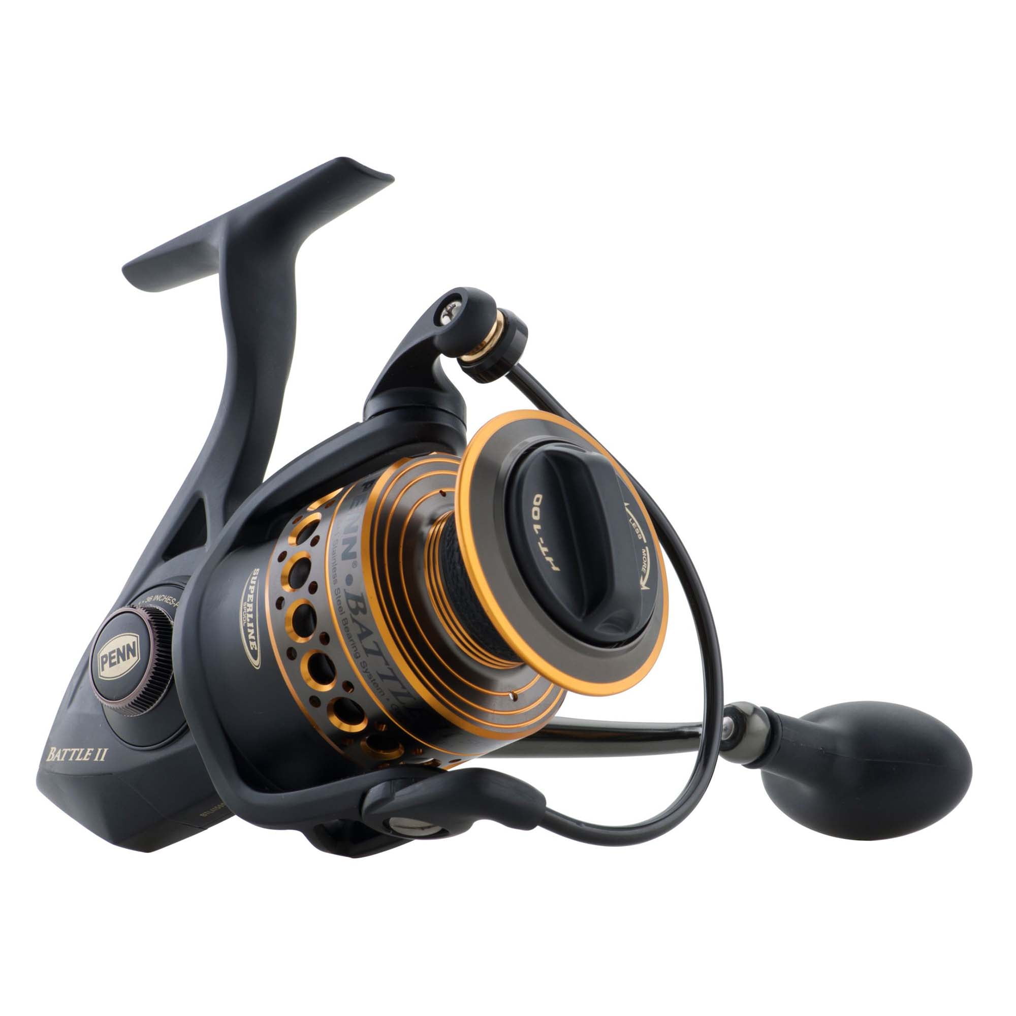 PENN Battle II Spinning Inshore Fishing Reel, Size 6000 (BTLII6000)