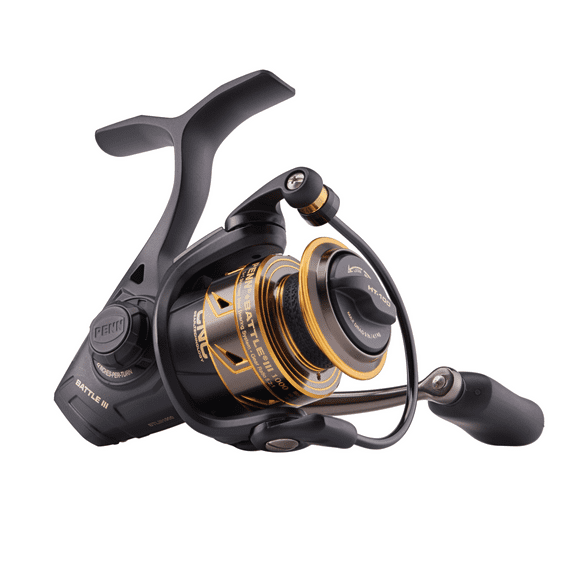 PENN Battle III Spinning Inshore Fishing Reel, Size 1000 (1518029)