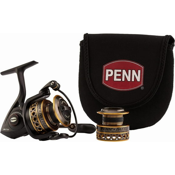 PENN Battle Spinning Reel Kit, 2500 Size Fishing Reel