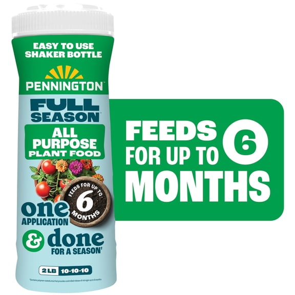 Pennington Full Season All Purpose Plant Food, 10-10-10 Fertilizer, 2lb.