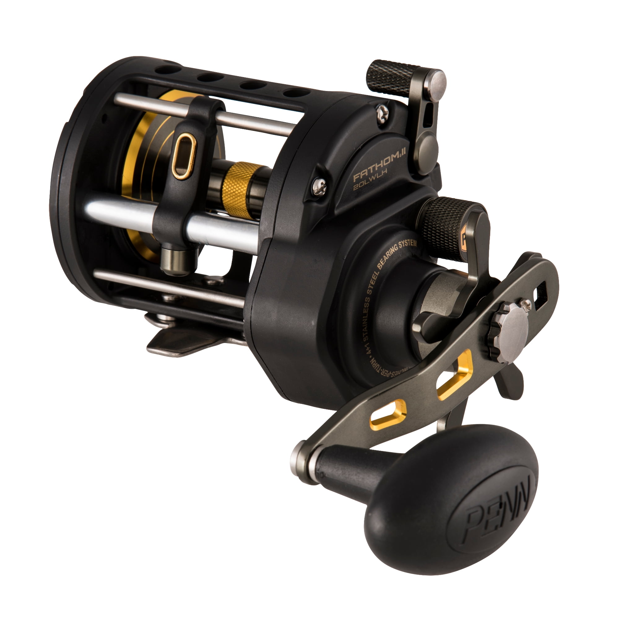 PENN Fathom Level Wind Conventional Reel, Size 30, Left-Hand Position