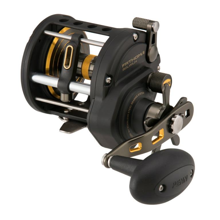 PENN Fathom Level Wind Conventional Reel, Size 30, Left-Hand Position 