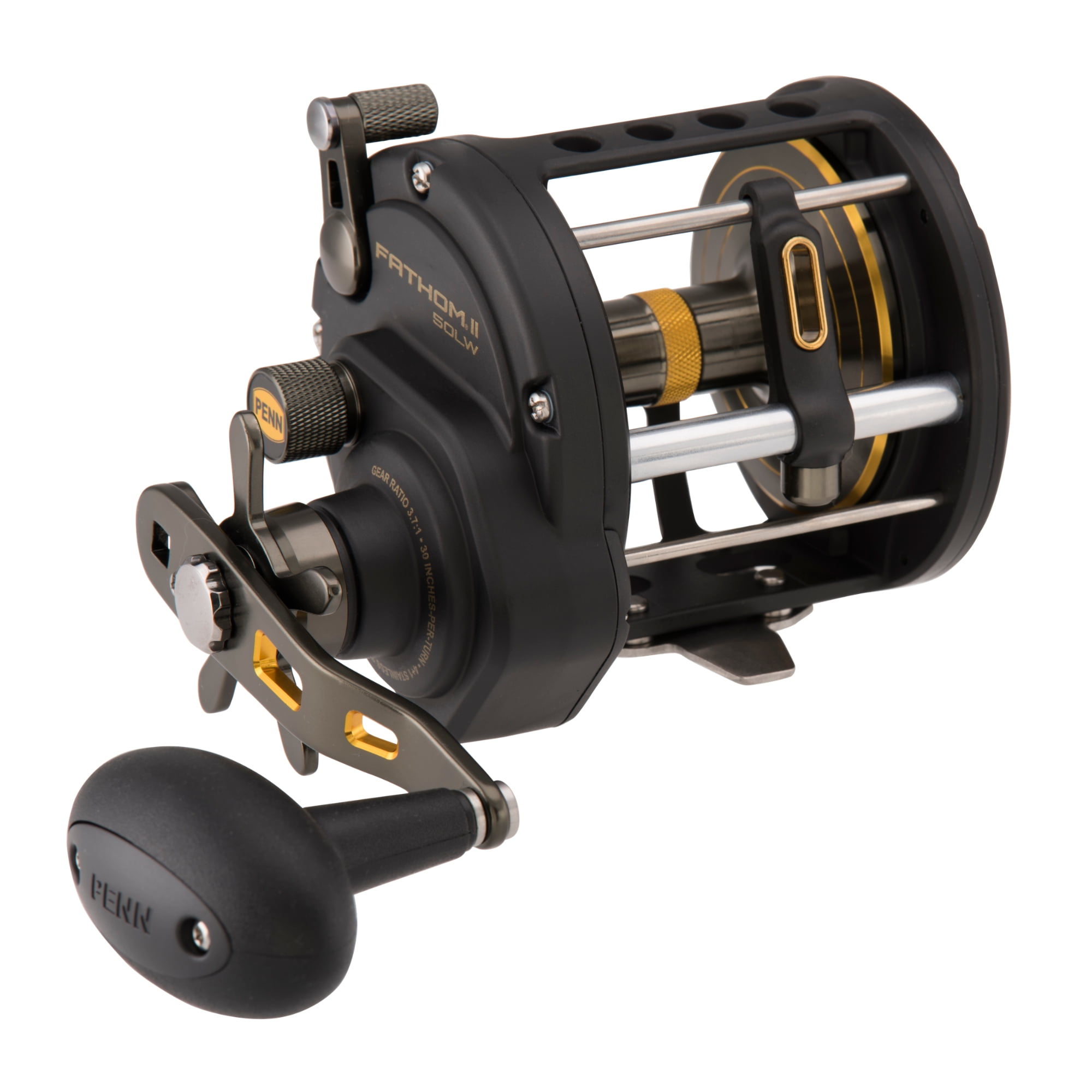 PENN Fathom Level Wind Conventional Reel, Size 50, Right-Hand Position 