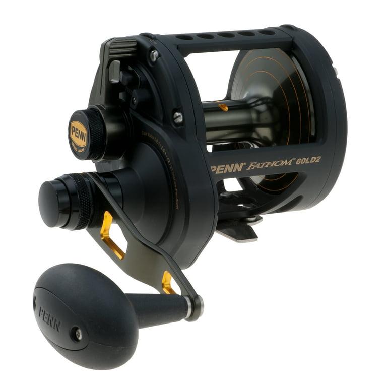 PENN Fathom Lever Drag 2 Speed Conventional Reel, Size 60, Right