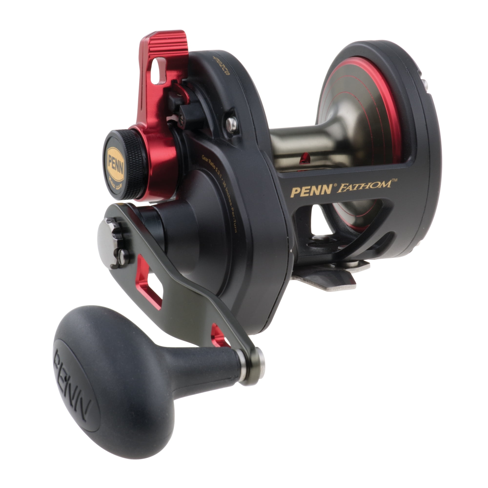 PENN Fathom Lever Drag Conventional Reel, Size 30, Right-Hand Position ...