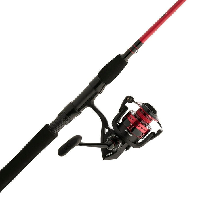 PENN Fierce IV Combo, 7' Medium Light Fishing Rod, 3000 Size