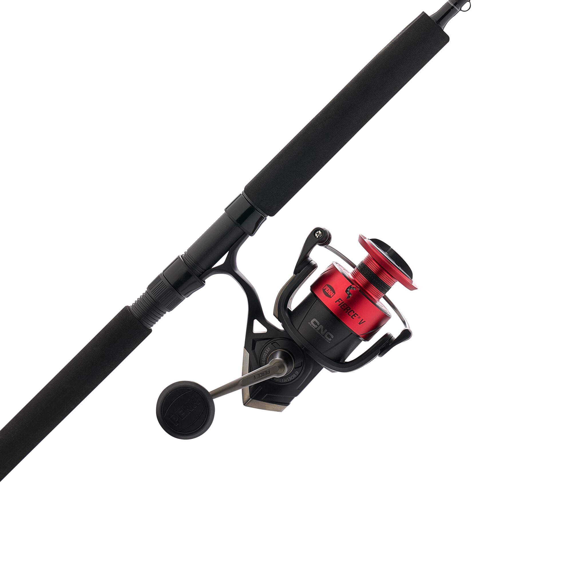 PENN Fierce® V Combo, 6'6" 1-pc Medium Heavy Fishing Rod, 6000-Size Reel