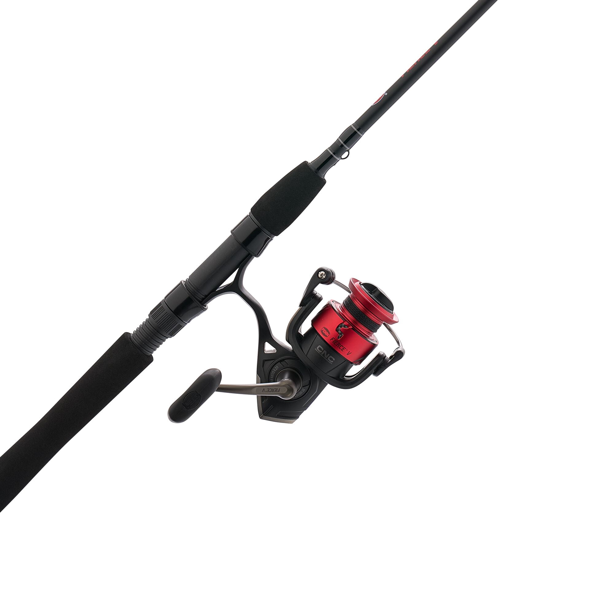 PENN Fierce® V Combo, 6'6" 1-pc Medium Light Fishing Rod, 2000-Size Reel
