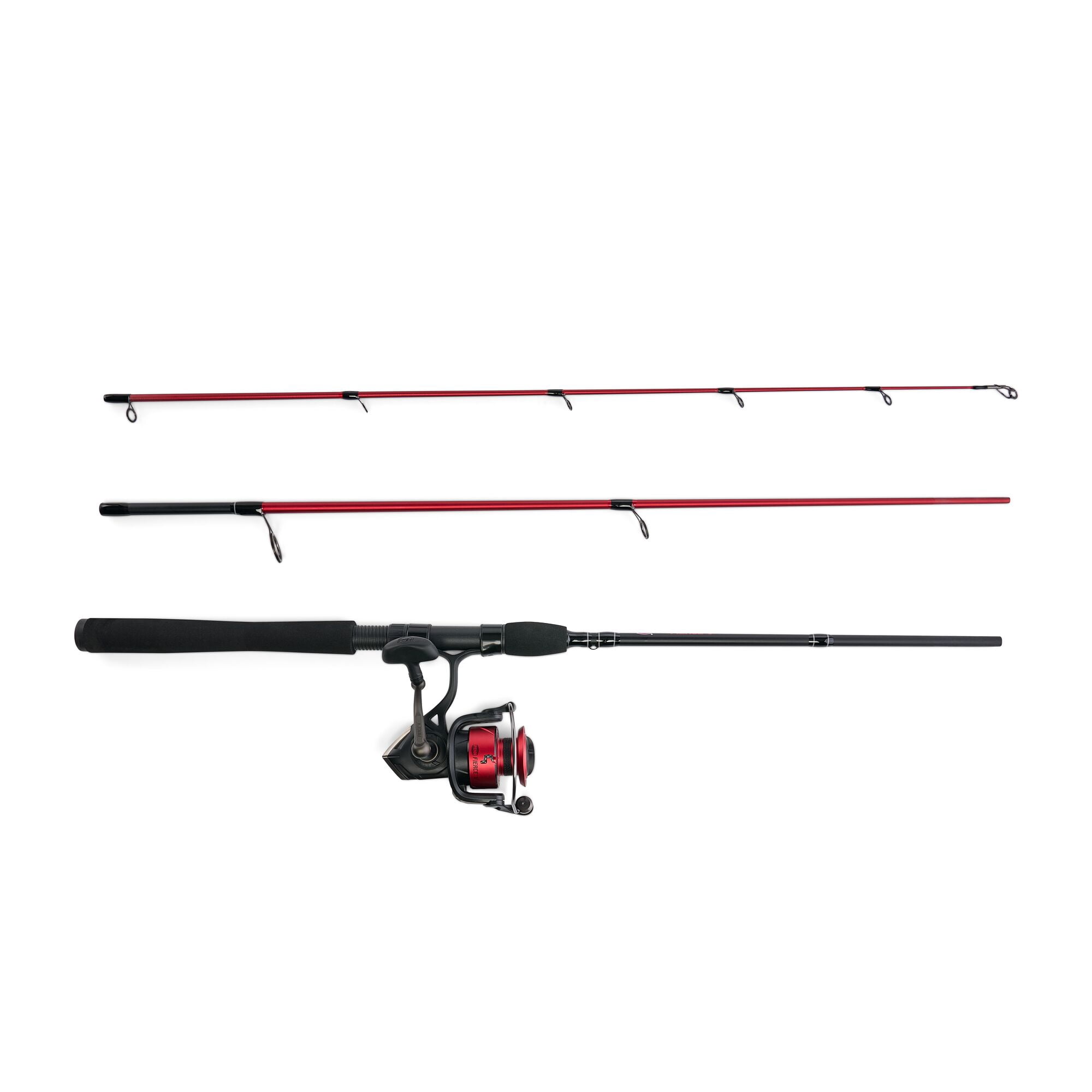 PENN Fierce® V Travel Combo, 7' 3-pc Medium Light Fishing Rod, 3000-Size Reel