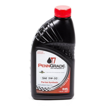 PENN GRADE 1 71096, Synthetic Blend High Performance Oil SAE 5W-30, 1 Quart