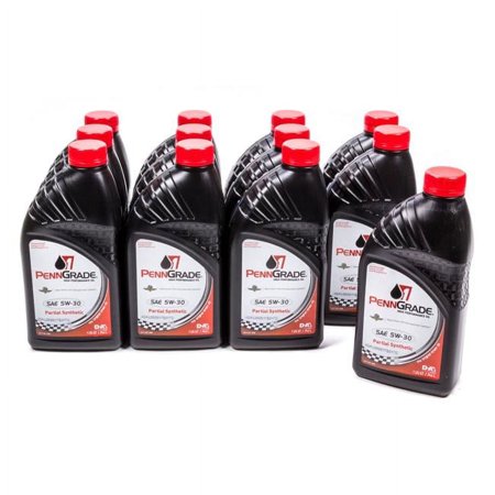 PENN GRADE 1 71096, Synthetic Blend High Performance Oil SAE 5W-30, 12 Quart
