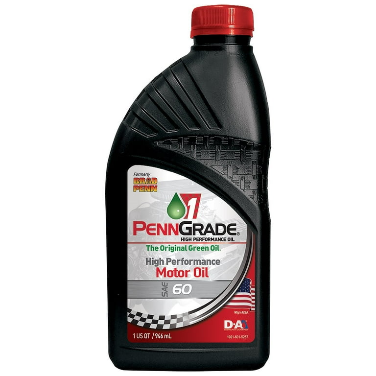 PennGrade1® High Performance Racing Oil SAE 60 PennGrade1® High Performance Racing Oil SAE 60