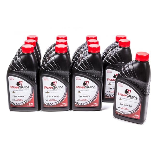 PENN GRADE 1 71196, Synthetic Blend High Performance Oil SAE 20W-50, 12 Quart