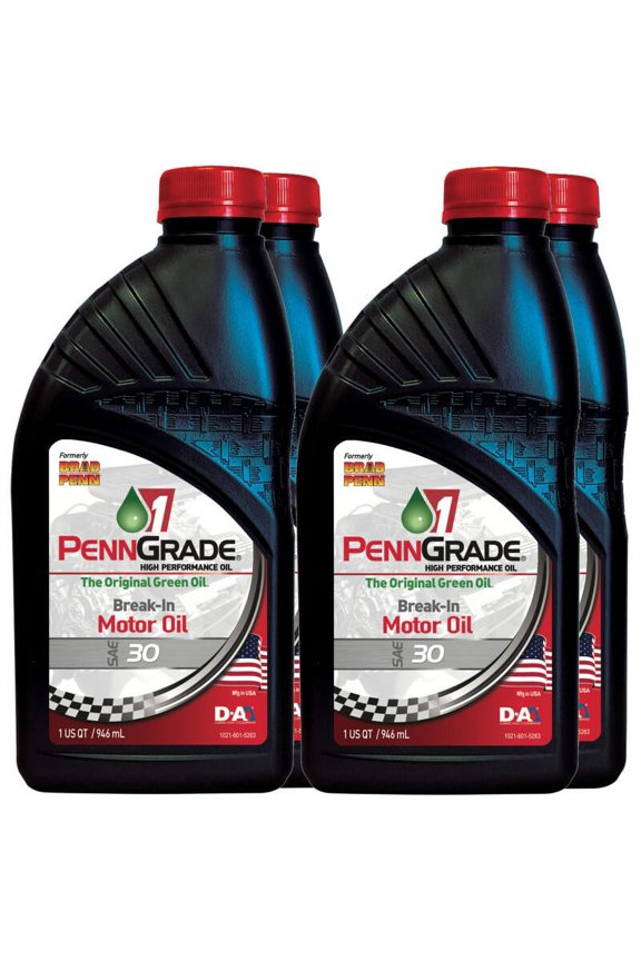 71206, Break-In Oil SAE 30, Works with Diesel and Gasoline Engines, 4 Quart