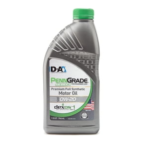 PENN GRADE 61526, Select Premium Full Synthetic Motor Oil SAE 0W-20, 1 Quart