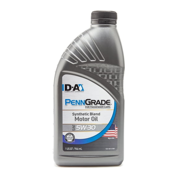 PENN GRADE 62726, Synthetic Blend High Performance Oil SAE 5W-30, 1 Quart