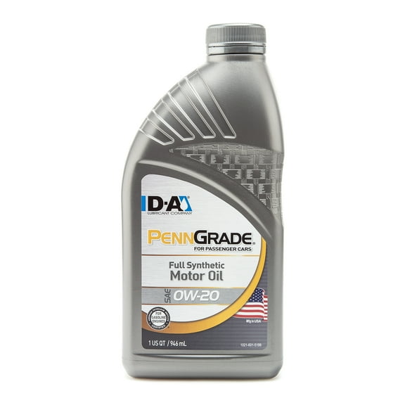 PENN GRADE 62816, Full Synthetic Motor Oil SAE 0W-20, 1 Quart