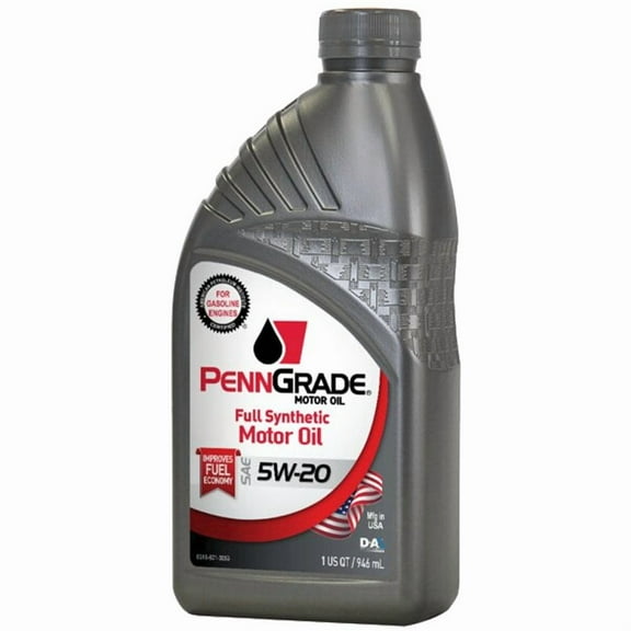 PENN GRADE 62826, Full Synthetic Motor Oil SAE 5W-20, 1 Quart