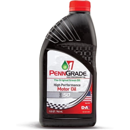 PennGrade 1 Monograde High Performance Oil SAE 50, 1 Qt, Case of 12