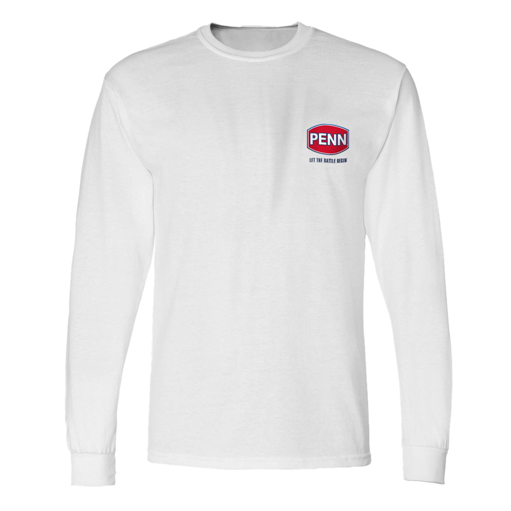 PENN Logo Long Sleeve T-Shirt, Size S (White)