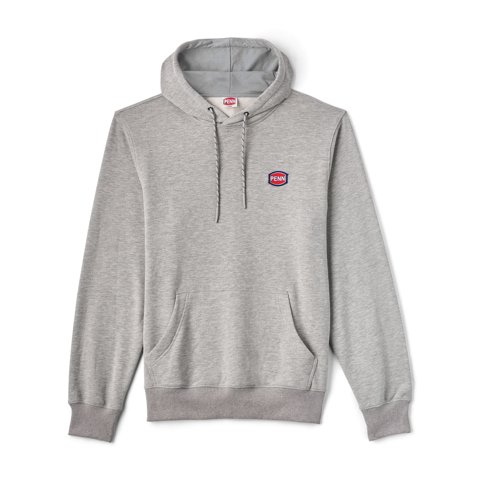 PENN Logo Pullover Hoodie, Heather Grey, Size L