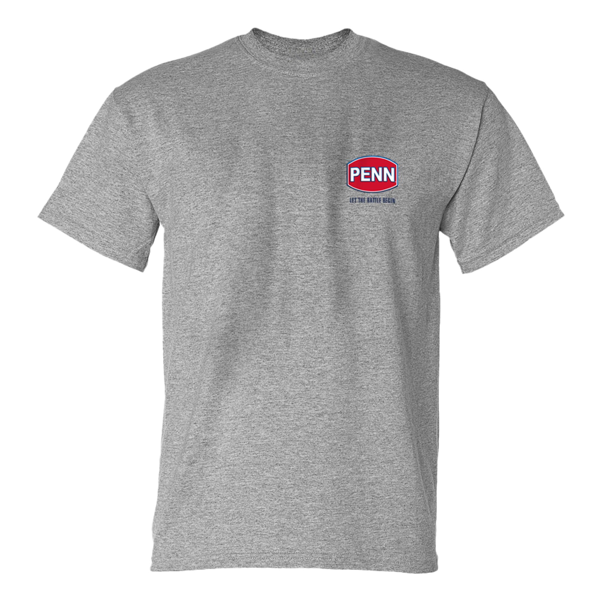 PENN Logo Short Sleeve T-Shirt, Size L (Heather Grey)