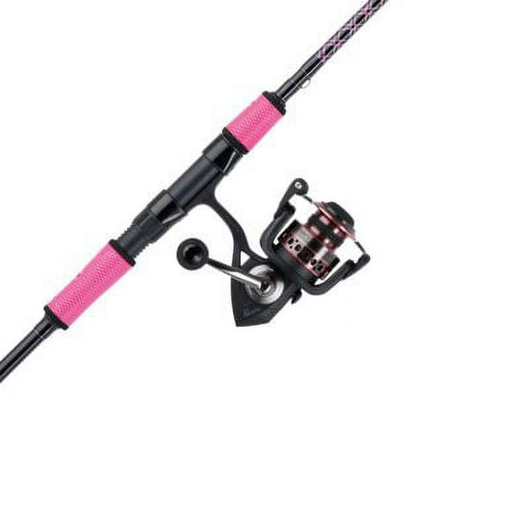 PENN Passion Spinning Reel and Fishing Rod Combo, Black/Pink