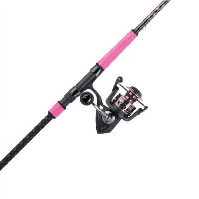 PENN Passion Spinning Reel and Fishing Rod Combo, Black/Pink