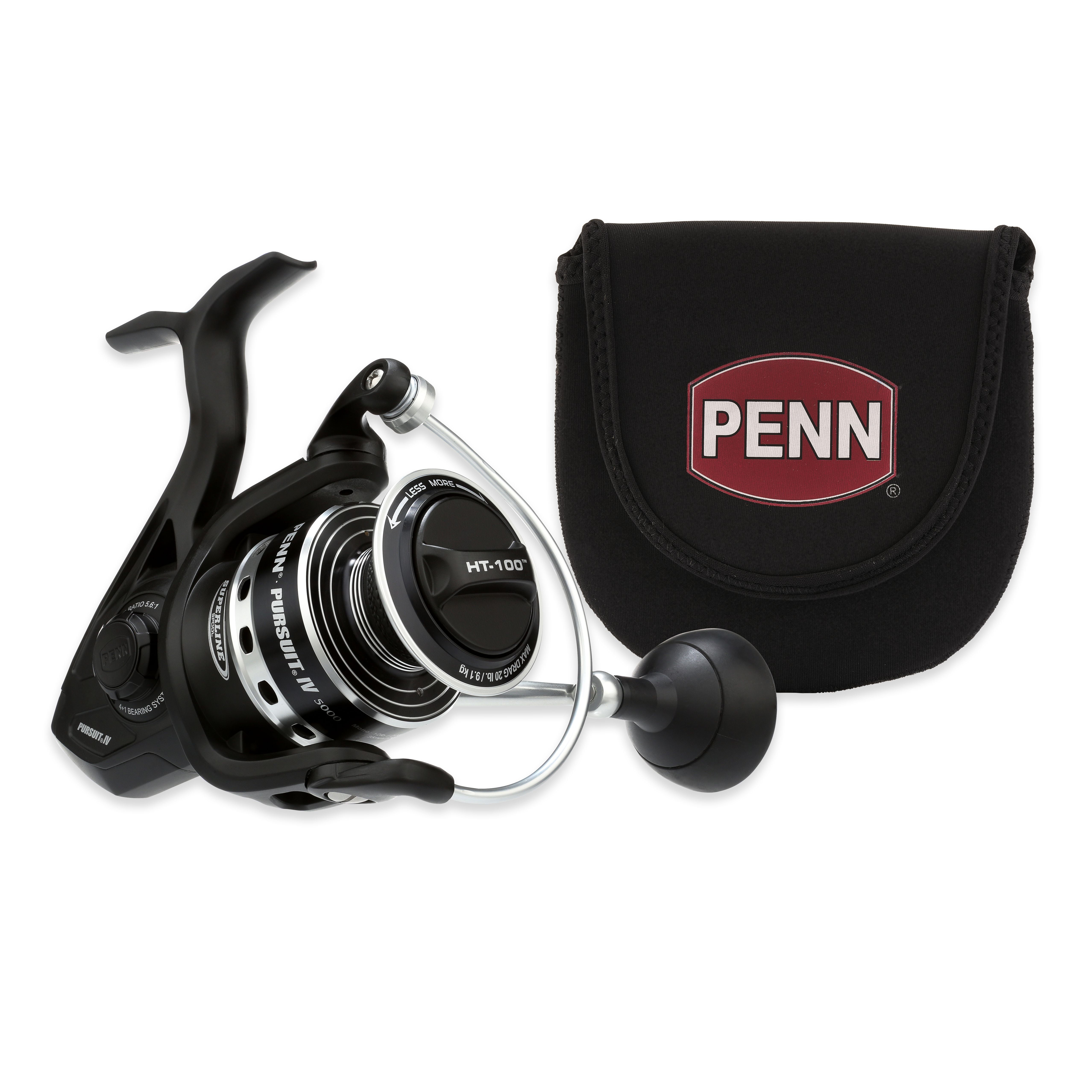 NEW Penn Pursuit IV 4000 Spinning Reel 6.2:1 Gear Ratio - Black