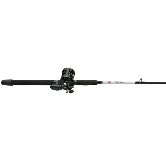 PENN Rival II Level Wind Conventional Fishing Combo, 5' Medium Heavy Rod, 15 Size Reel