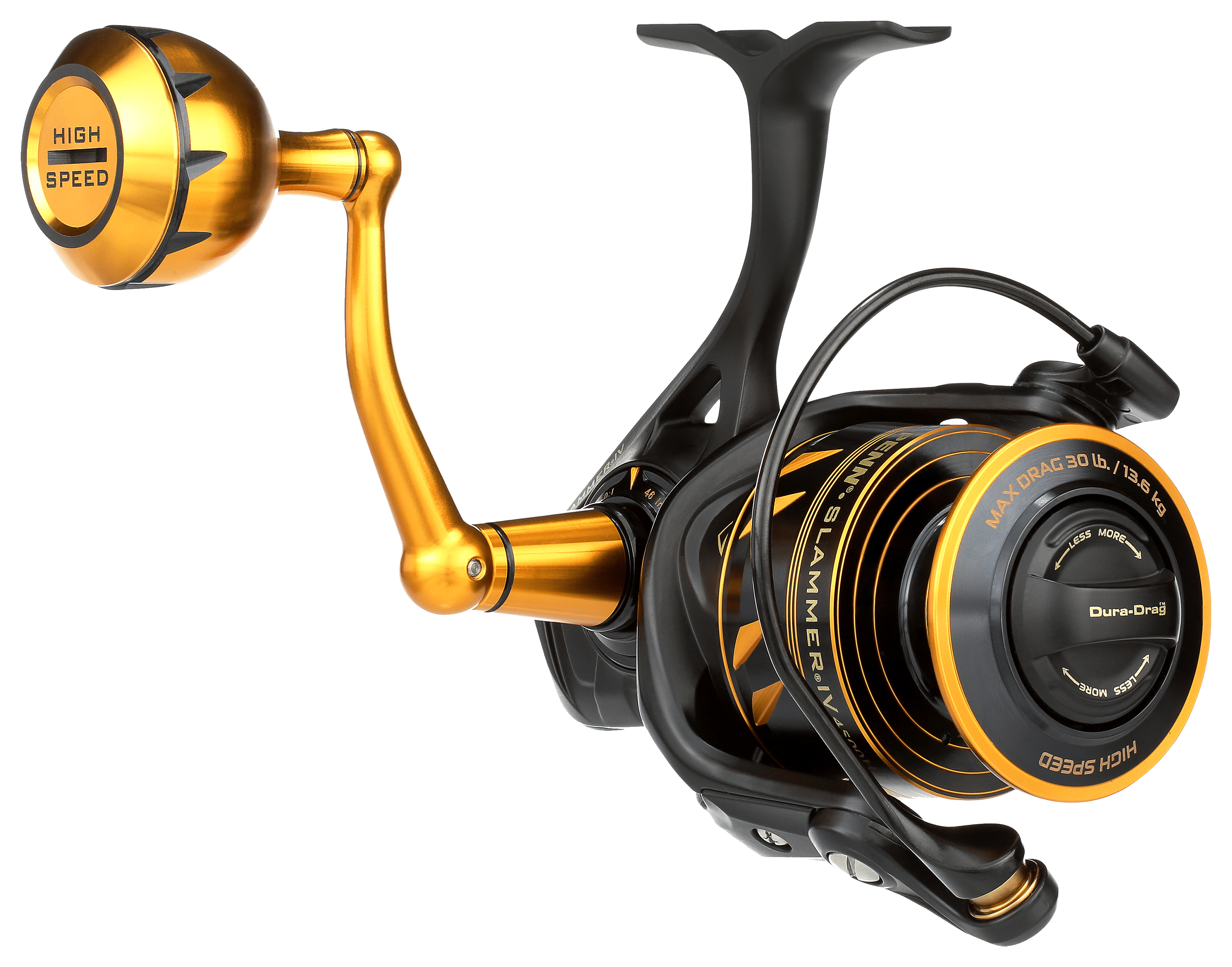 PENN SLAIV6500HS Slammer IV Spin Cast Fishing Reel 6.2:1 Gear