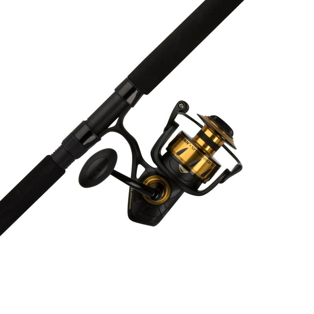 PENN Spinfisher VI Fishing Rod and Reel Spinning Combo, 6'6" 1PC MH