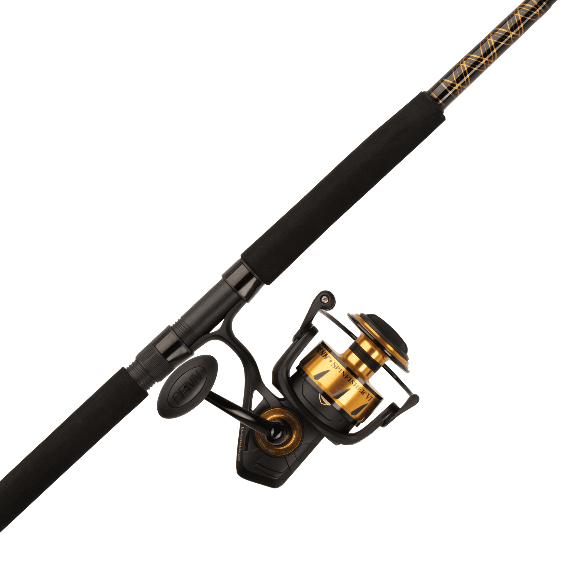 PENN Spinfisher VI Fishing Rod and Reel Spinning Combo, 7' 1PC H, 7500