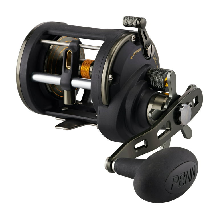 PENN Squall II Level Wind Conventional Reel, Size 20, Left-Hand