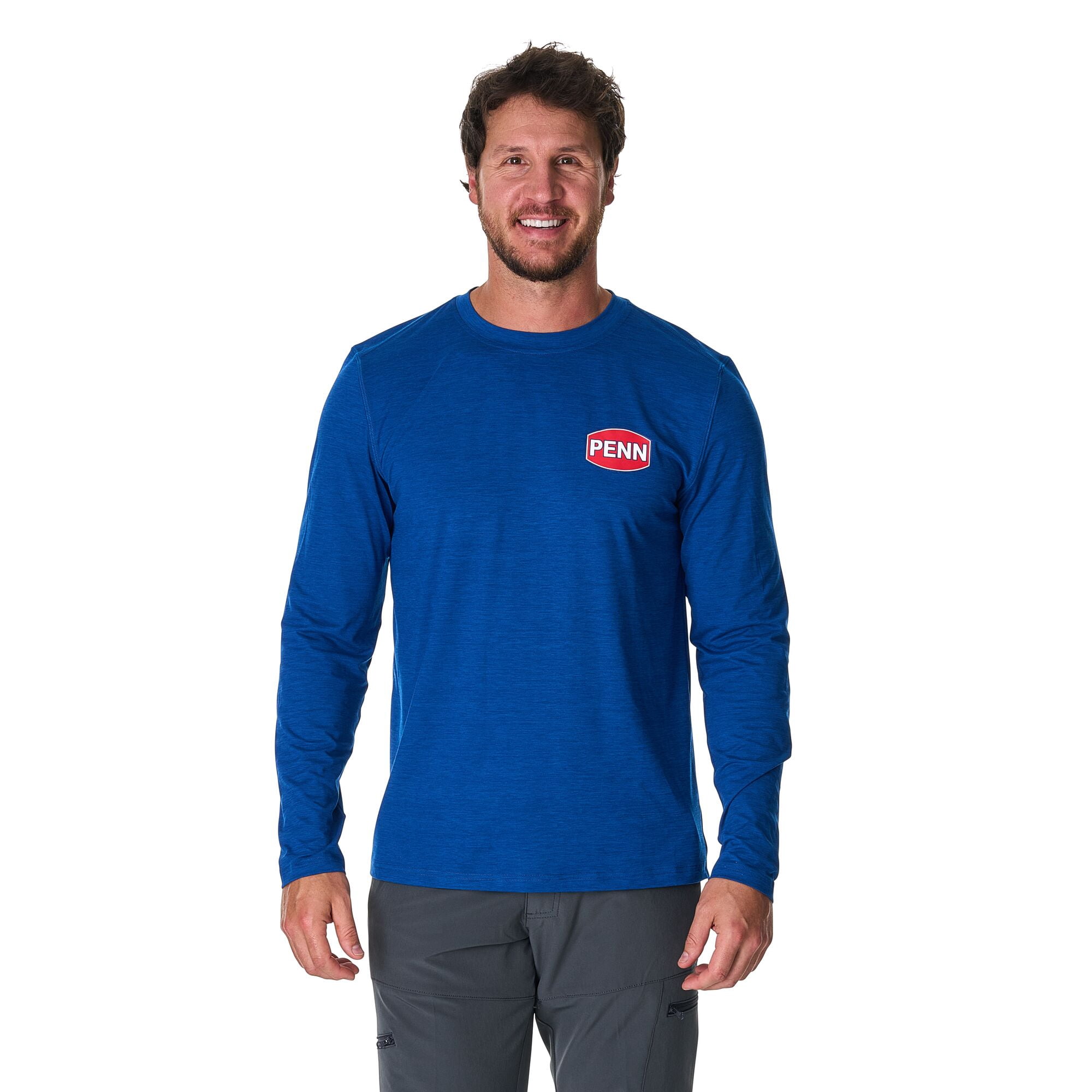PENN UPF Performance Long Sleeve Shirt, Dark Blue, Size M