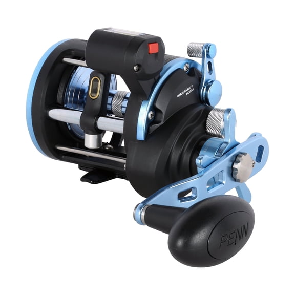 PENN Warfare II Level Wind Conventional Fishing Reel, Left-Handed, 20 Size Reel