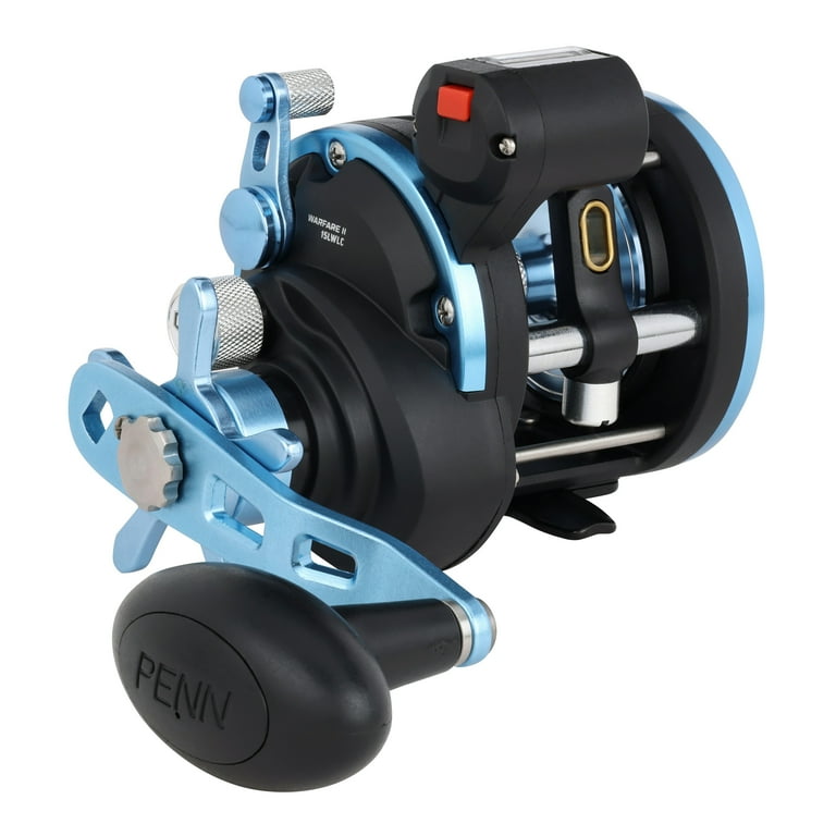 conventional fishing reel sizes Warfare II Level Wind Conventional Reel 15 / Right / 17.3 oz