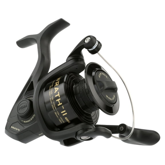 PENN Wrath II Spinning Fishing Reel, 4000 Size Reel
