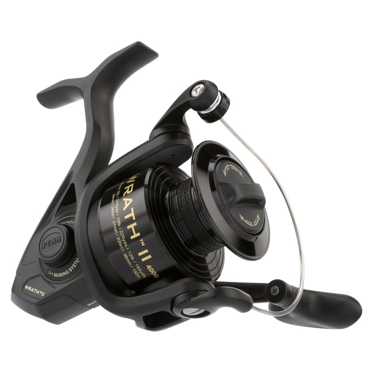 Free Shipping! PENN Wrath II 4000 Size Spinning Fishing Reel