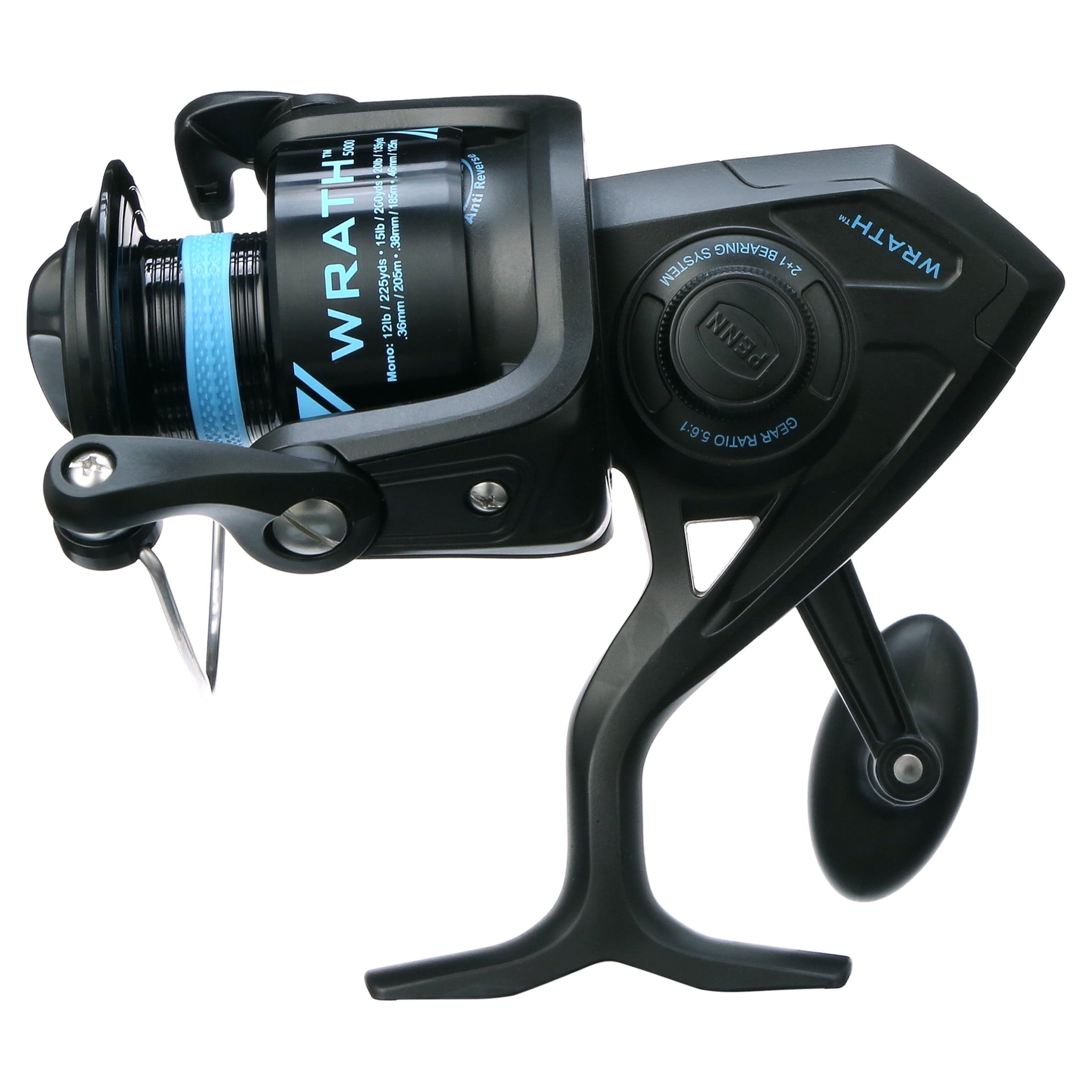  Quantum Throttle Baitcast Fishing Reel, 7 + 1 Ball Bearings  with a Smooth and Powerful 7.3:1 Gear Ratio, Zero Friction Pinion, DynaMag  Cast Control, and Oversized Non-Slip Handle Knobs : Sports & Outdoors